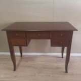 Scrivania in legno 5 cassetti