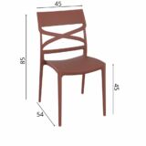 Sedia Flow polipropilene