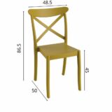 Sedia modello Ischia in polipropilene